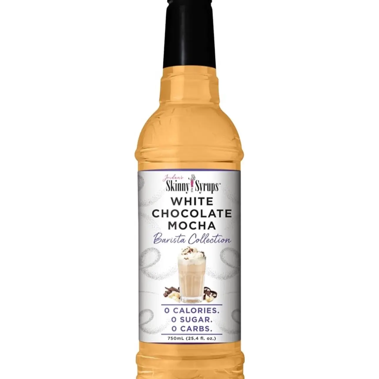 Jordan’s White chocolate Mocha Sugar Free Skinny Syrup Beverage flavoring Sweet