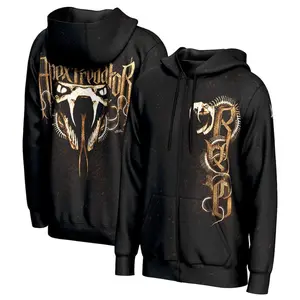 Randy Orton The Viper Full-Zip Hoodie, Black WWE Wrestling Sweatshirt, ProSphere Streetwear Jacket, Gift for Fans
