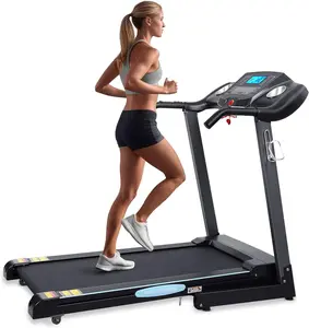 Treadmill with Auto Incline Folding Treadmill 12% Incline 2.5 Horse Power 15 Preset for Home Use 8.5 mph Range Portable Under
