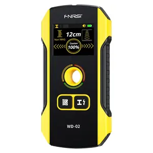 FNIRSI WD 02 Wall Detector Stud Detector Portable TFT Display Precise Positioning Metal and Wood Stud Wall Scanning Tool AC Powered with Live Cable with Clear Depth Scale and Audible Alarm