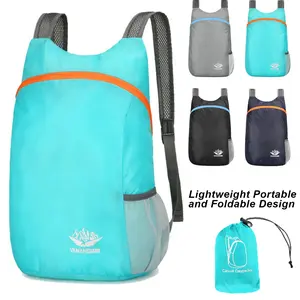 Lightweight Foldable Waterproof Hiking Backpack - Packable Travel Daypack for Camping, Climbing, Unisex Essential Outdoor Gear, Portable Design