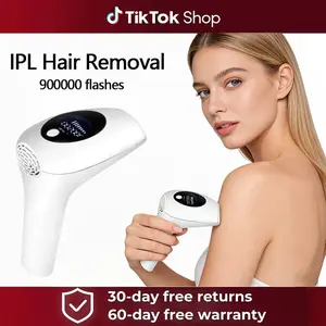 IPL Hair Removal Device, Face, Armpit, Bikini Area, Arms, Legs And Back, Unisex Beauty Equipment Ice Cooling 900000 Flashes Christmas, Valentine's Day And New Year Gifts