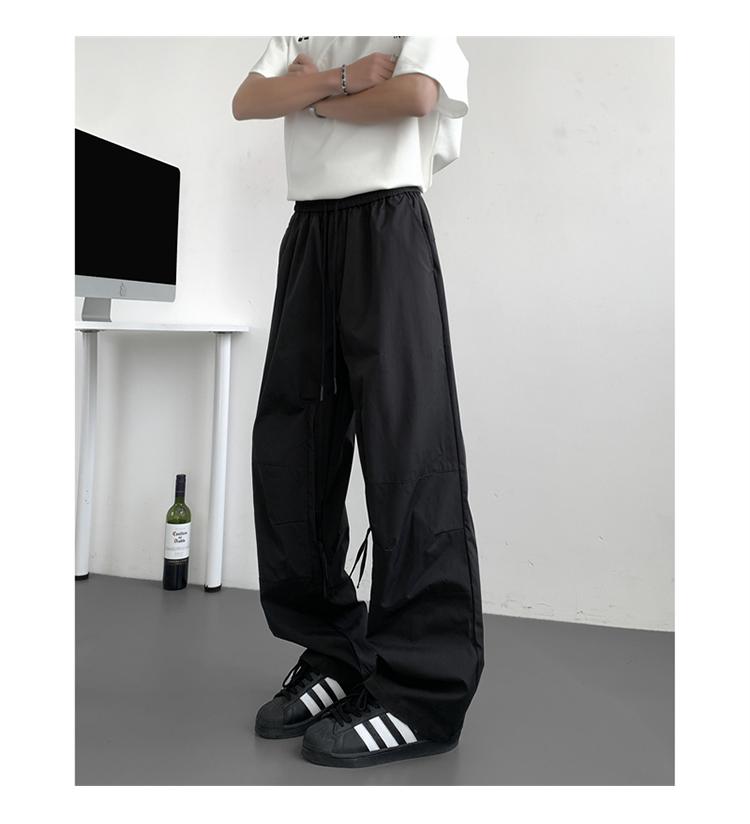 Summer Thin Pants Woven Outdoor Quick- drying Pants Men' s Loose Casual Pants Breathable Mesh Functional Overalls