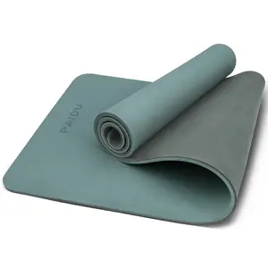 PAIDU POE Yoga Mat Non Slip Anti-tear,extra thick-2/5 inch（10MM）High Resiliency Professional POE Yoga Mats for Women Men Kids,72"x24"inch,Workout, Yoga, Pilates and Floor Exercise, with Carrier Strap