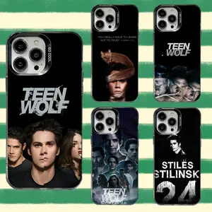 T-Teen Wolf TV Drama Phone Case For iPhone 16 15 14 13 12 11 Pro Max Plus Anti Fall Black Matte Hard