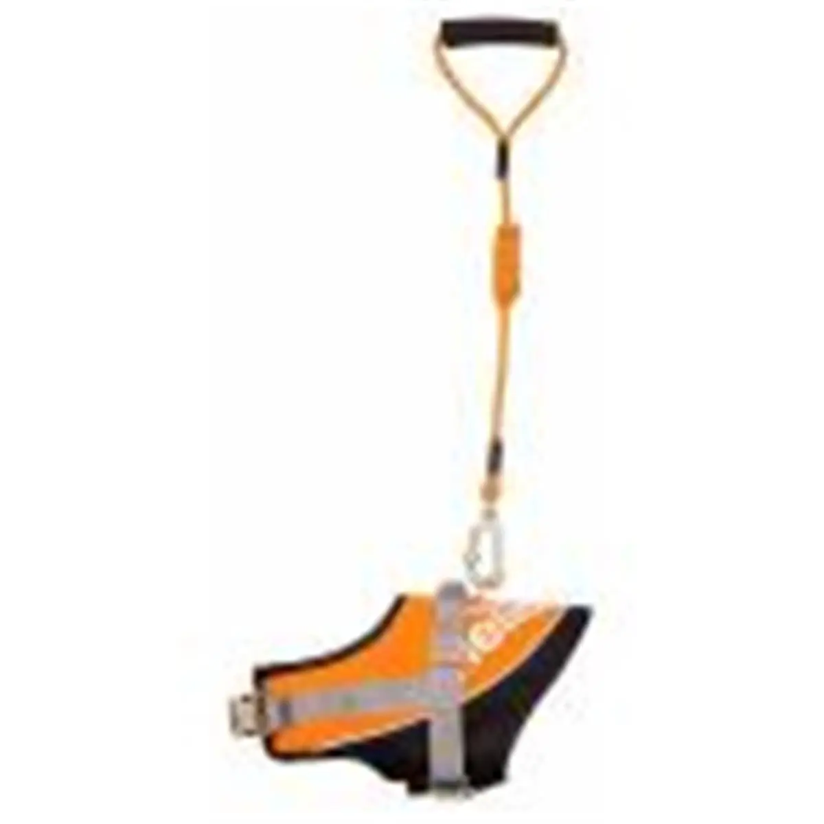 212 MAIN Helios Bark-Mudder 2-In-1 Adjustable Dog Leash and Harness - 3M Reflective, Easy Tension, Endurance Design - Orange, Medium Size