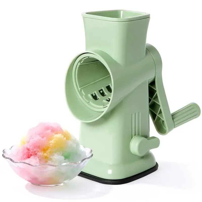Non‑Electric Handheld Ice Crusher, Compact Manual Ice Shaver, Ice Shaving Machine for Home Use, Portable Snow Cone Machine, Easy‑Use Tool for Indoor & Outdoor Shaved Ice