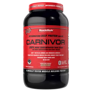 CARNIVOR Beef Protein Powder, 2lbs Supplement