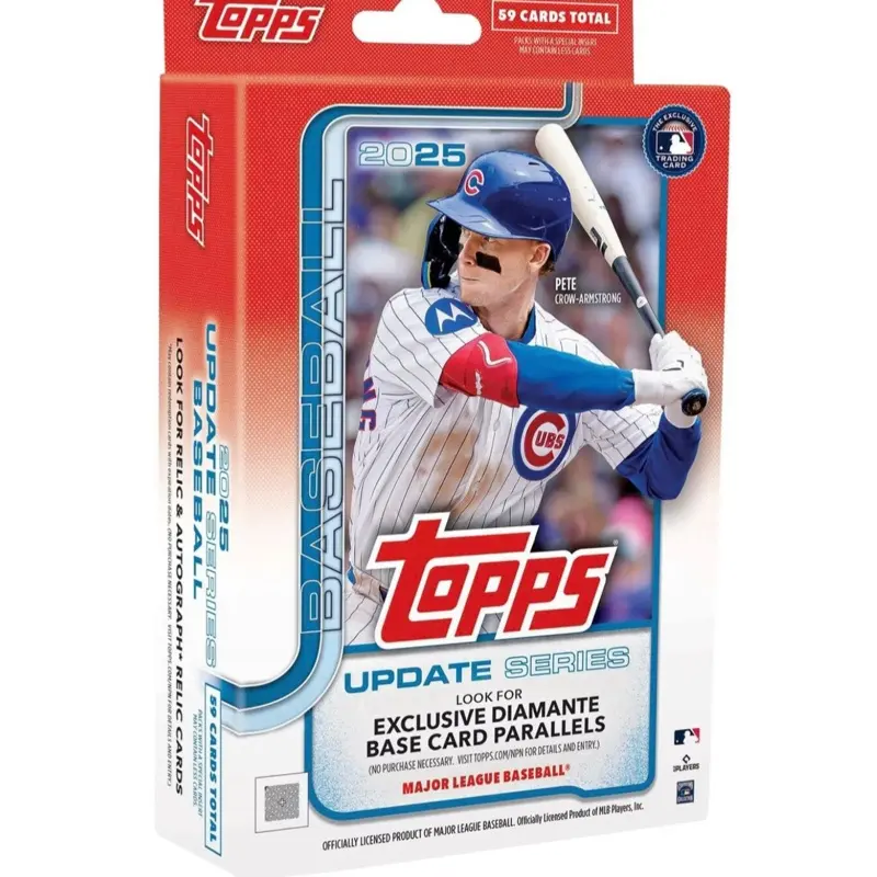2025 TOPPS UPDATE SERIES BASEBALL HANGER BOX 2025 TOPPS UPDATE SERIES BASEBALL HANGER BOX