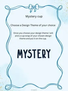 Mystery Cup with Unique Design - Pick Your Own Theme - Personalized Selection - No Assumptions Made - Surprise in Every Choice Bottle Drinkware
