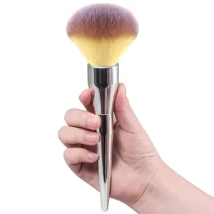 Premium Kabuki Makeup Brush - Large Flat Arched Foundation & Powder Brush for Blending, Buffing, and Concealing - Ideal for Liquid Cream and Flawless Powder Application - Durable and Versatile Tool