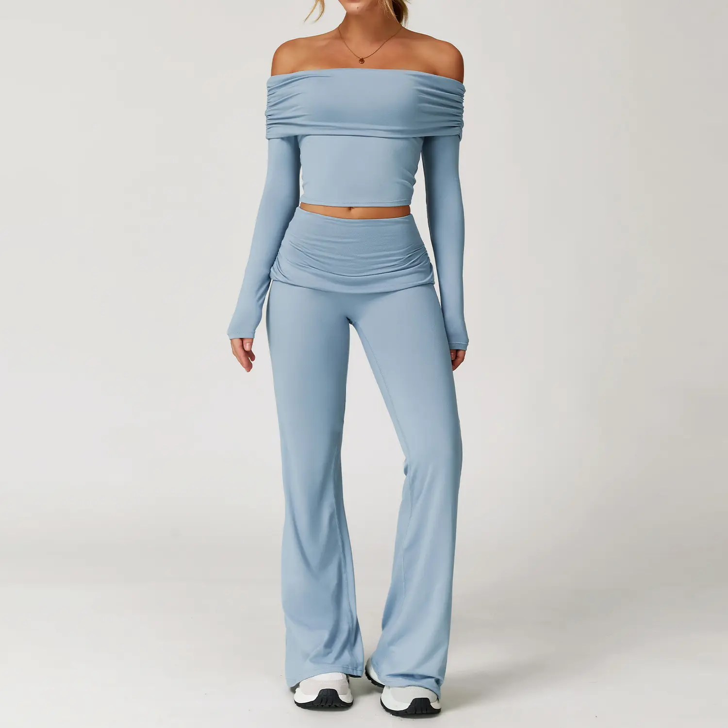 9152long sleeves+9152pants  haze blue