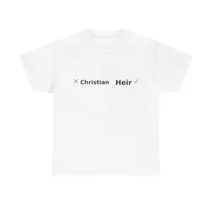 Christian Vs Heir - Visual Statement T-shirt