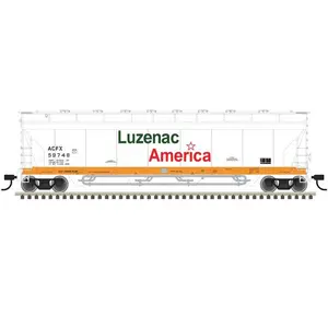 Atlas, Pressureaide Centerflow Covered Hopper, Luzenac America #59755, Ready to Run, Master