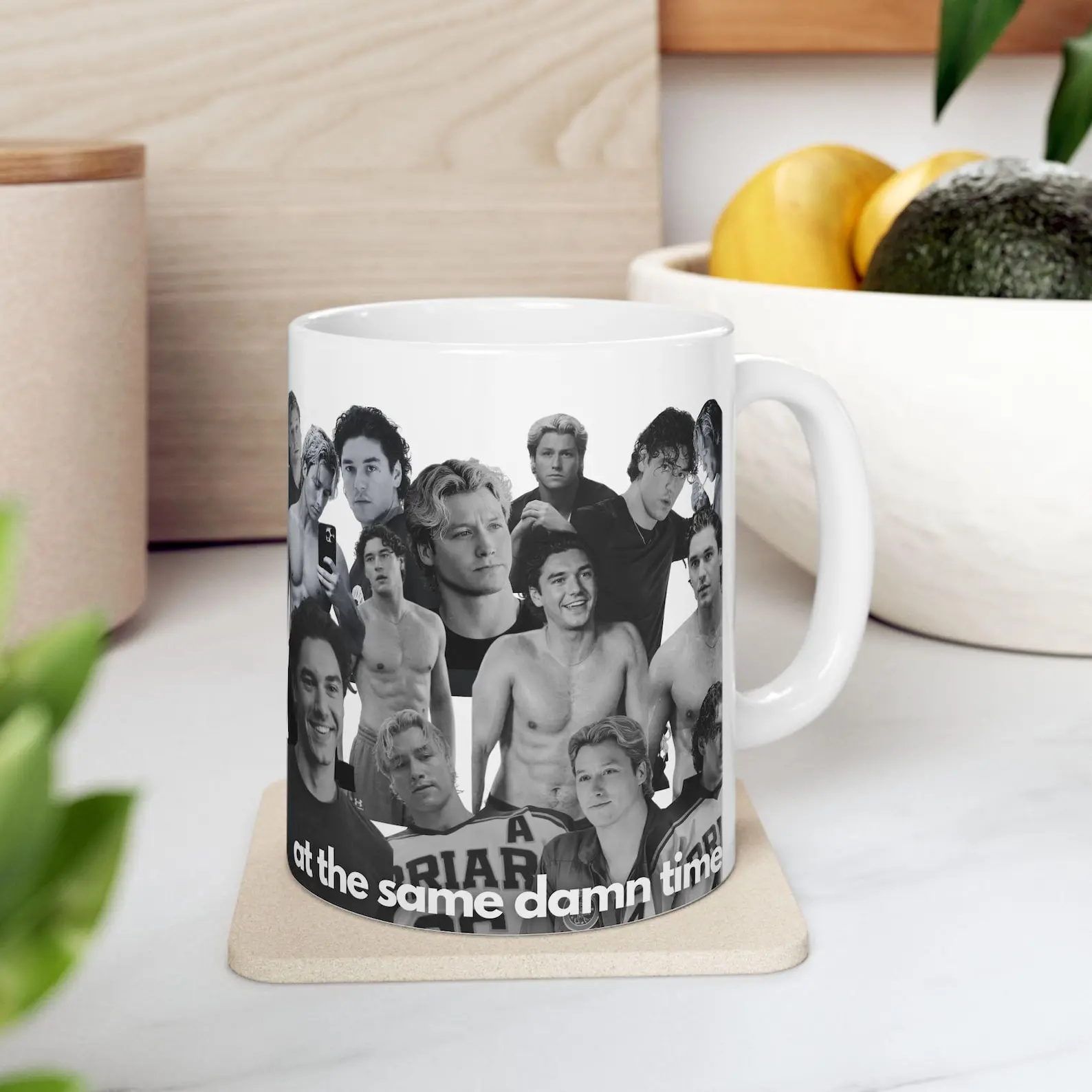 Off Campus Dean and Garrett Mug  At the Same Damn Time Coffee Cup
