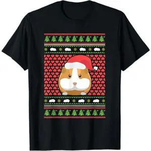 Ugly Christmas Sweater Hamster T-Shirt