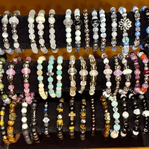 Custom Beaded Bracelets for Men & Women - Variety of Colors and Designs Available