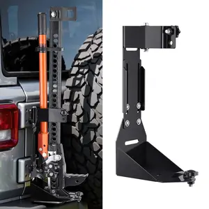 VEVOR High Lift Jack Mount Bracket,  Farm Jack Holder Mounting Bracket Kit, Mount Carrier for Off Road Heavy-Duty Jacks, Compatible With YJ (1986-1996), TJ (1997-2006), JK (2006-2018), JL (2018-2024)