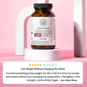 Hormone Harmony™ Daily Formula for Women Perimenopause & Menopause with Vitamin B6 Ashwagandha Maca Chaste Tree Chamomile & Rhodiola