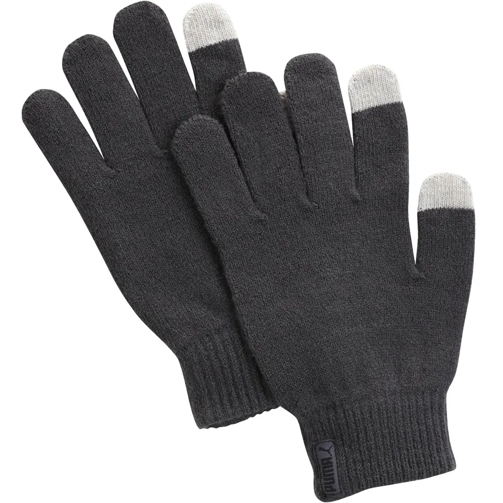 PUMA Womens Epic Knit Gloves Walking Casual - Grey