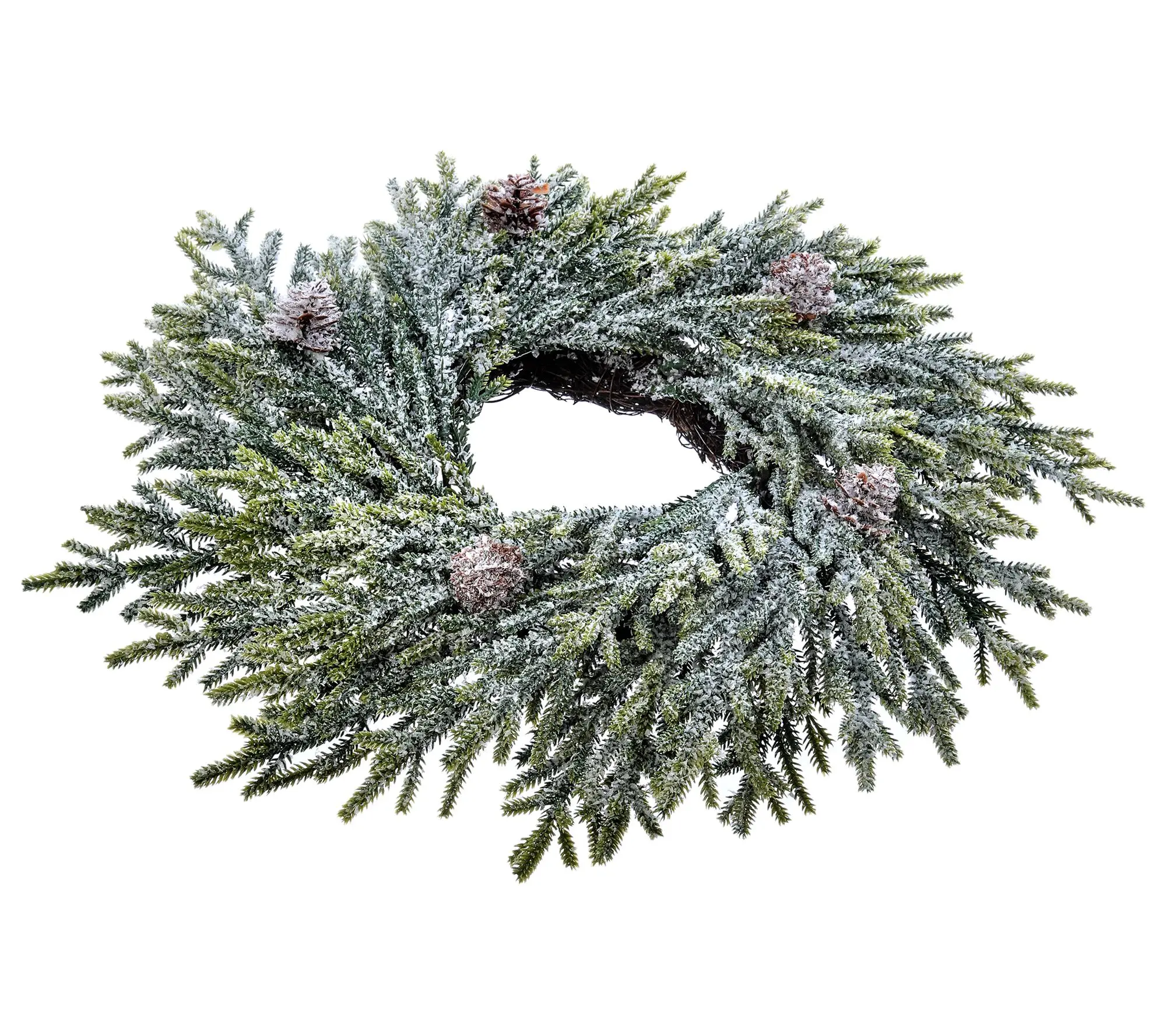 12" Frosted Mini Candle Ringby Valerie 12" Frosted Mini Candle Ringby Valerie