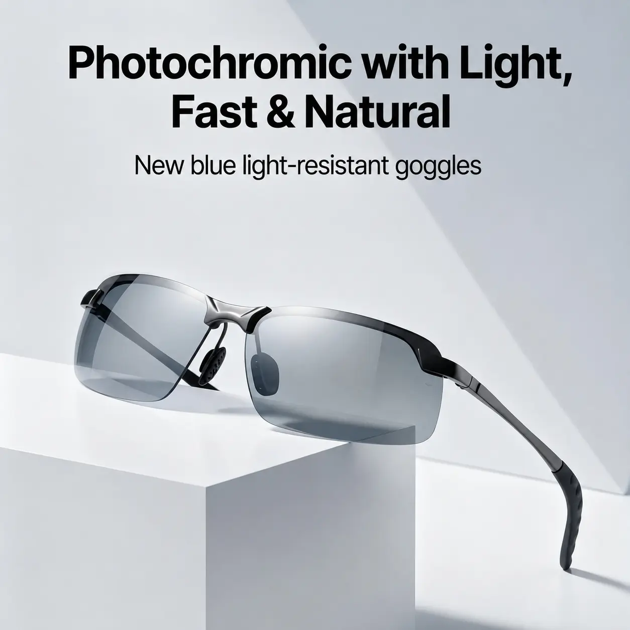 PALESHY Polarized Photochromic Sunglasses UV400 – Ultralight HD Day & Night Sunglasses for Fishing, Golf & Outdoor Activities