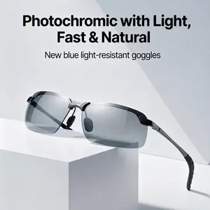 PALESHY Polarized Photochromic Sunglasses UV400 – Ultralight HD Day & Night Sunglasses for Fishing, Golf & Outdoor Activities