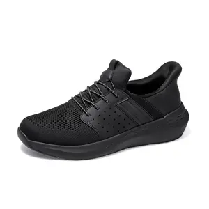 Bruno Marc Men's Hands Free Slip-on Sneakers Casual Shoes Loafers for Men Breathable Knit Comfortable Lightweight Walking Shoes