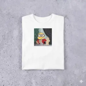 Minion Bob Meets Mr. Toad Unisex Tee Shirt Hand-Drawn Mashup #Tshirt