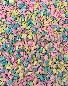 Bunny Clay Slices, Happy Easter Theme, Non-Edible Easter Sprinkle Mix, Spring Easter Polymer Clay, Fake Sprinkles, Nail Art Supplies, Shaker Mix, Bunny,