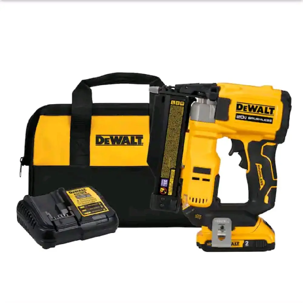 DEWALT ATOMIC 20V Cordless 23 Gauge Pin Nailer Kit with B and charger