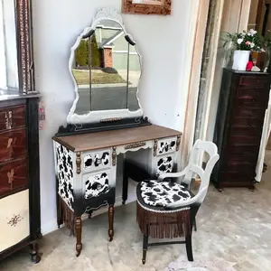 COMMISSION ME!!  The cow vanity is sold but I can recreate a similar look using one of the other vanities I have in stock!