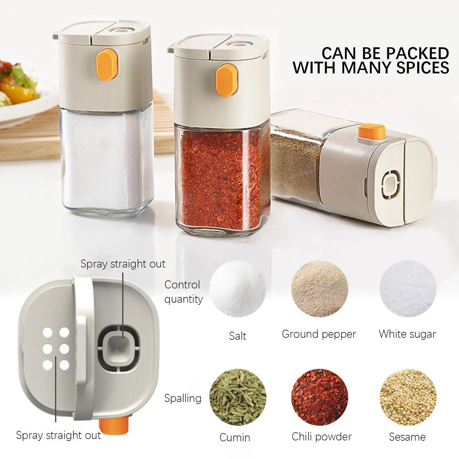 180ml Glass Salt and Spice Shaker – Reusable Sealed Seasoning Jar for Salt, Sugar, Pepper, and BBQ Kitchen Accessories Does not apply 180ml Glass Salt and Spice Shaker – Reusable Sealed Seasoning Jar for Salt, Sugar, Pepper, and BBQ Kitchen Accessories Does not apply