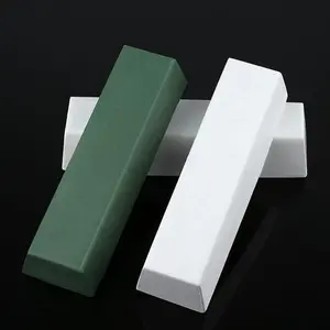 Premium Green Polishing Wax - Abrasive Compound for Metal Finishing, Stainless Steel & Copper Buffing