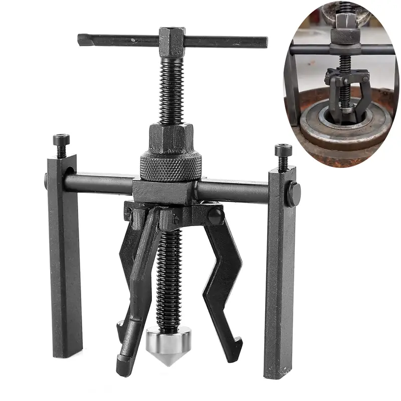 Three-Claw Pilot Bearing Puller Kit - Efficiently Removes Inner Bearings and Wheel Bearings - Automotive Machine Tool for Easy Repair and Maintenance