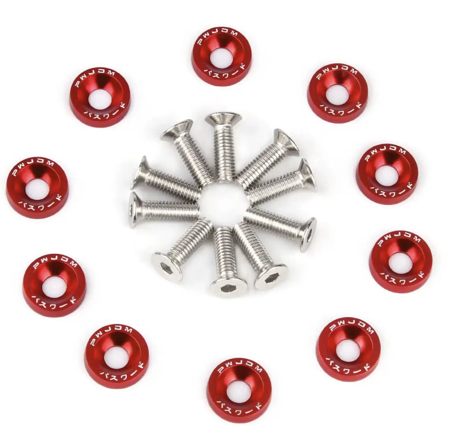 Billet Aluminum Fender Washer Engine Bay Dress Up Kit - Street Driven