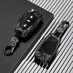 Car Key Fob Cover Fit For Audi For A1 For A3 For A4 For A6 For A8 Quattro For Q3 For Q7 For S3 For S6 For RS3 For RS6 For R8 For TT TTS 3 Buttons Flip Key Case Cover