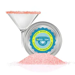 Pink Rim Touch (3oz, 1X Tin) for Event Styling | Table Decoration and Celebration Finishing Glass Smooth Beverage Sugar