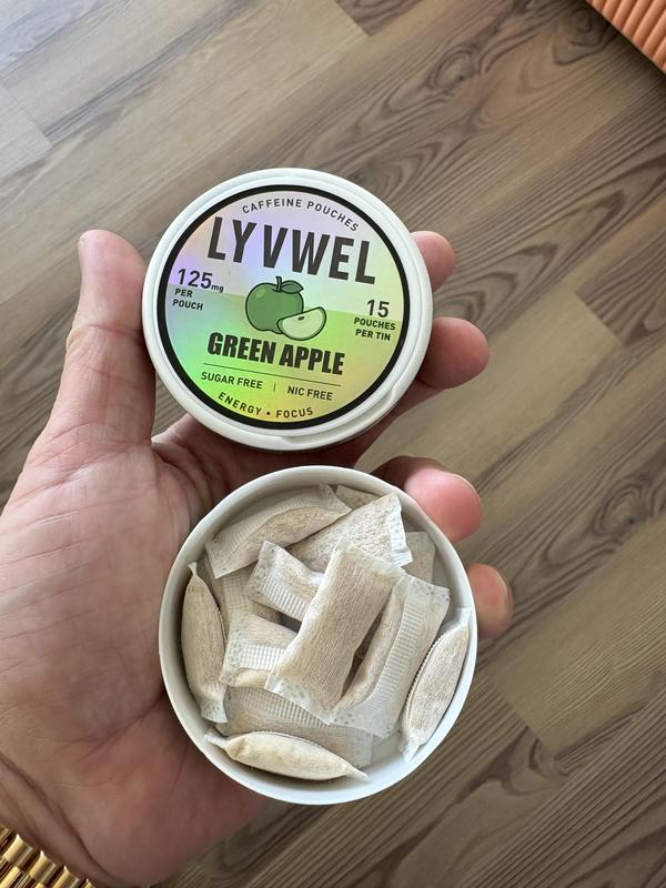 LyvWel 125mg Caffeine pouches Lip Pouches Zero Sugar Energy Pillows 1875mg per can Variety Pack Upper Decky 0 Sugar