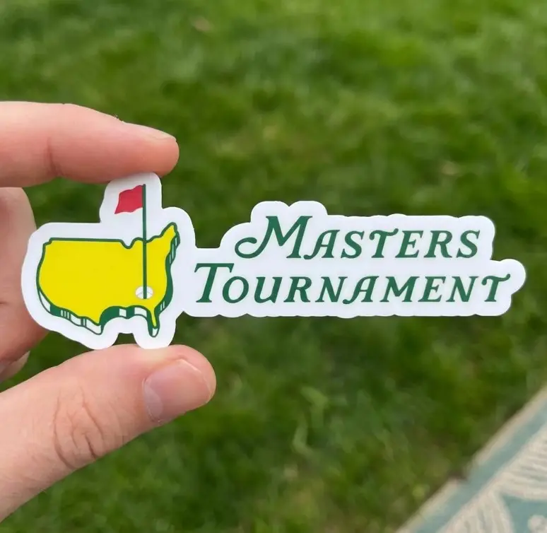 Master Golf Sticker Pack, Golf Master Vinyl Decals, Golf Lover Gift, Master Golf Tournament 2026