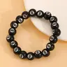 Unisex Billiard Ball Design Beaded Bracelet, Fashionable Jewelry for Party, Daily Decor, Trendy All-match Exquisite Jewelry for Birthday Gift, Beads Bracelets, Fashionable Bracelet Style