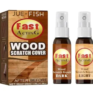 JUE-FISH Wood Floor Scratch Repair Agent, Scratch Repair Spray Furniture Floor Renovation Repair Paint Household