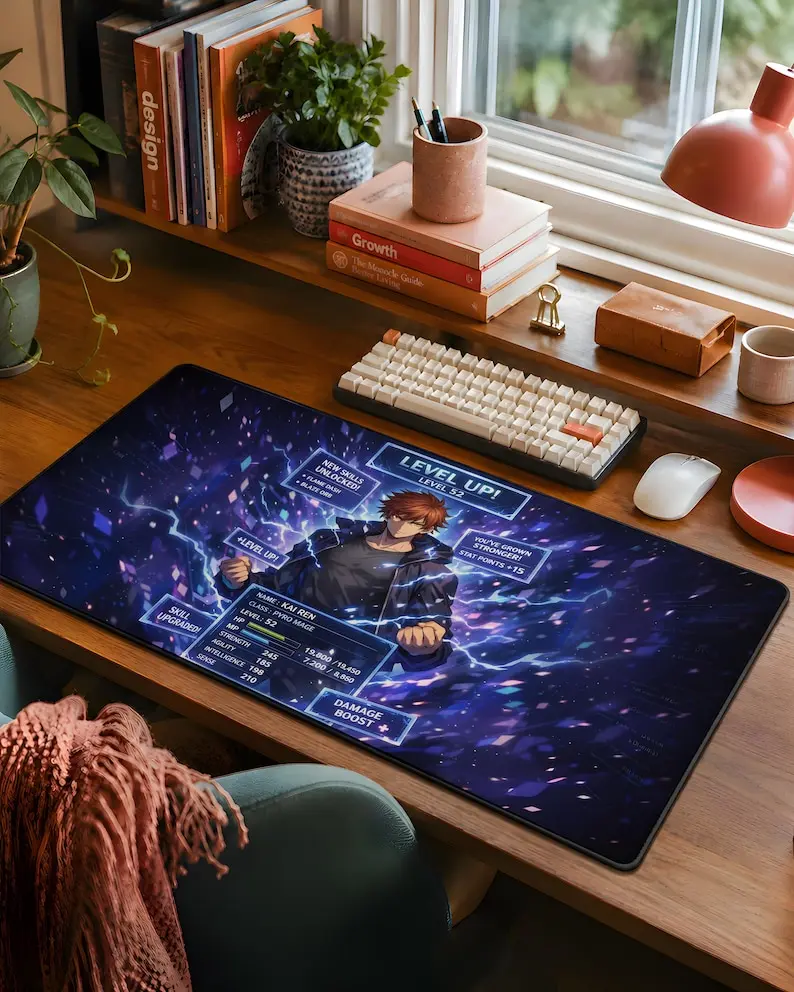 Solo Leveling Mouse Pad Computer PC accessories Gaming Keyboard Mat Gamer Gift