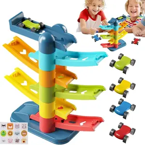 Car Ramp Toy Set for Boys & Girls Aged 3-12 Years, F1 Race Car Toys, Perfect Gift for Kids, Christmas Stocking Stuffer