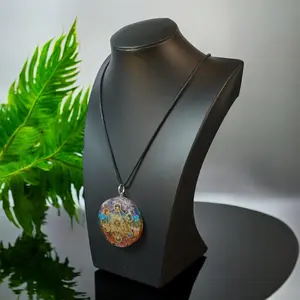 Chakra Metatron Orgone Reiki Healing Pendant | EMF Protector | Reiki Necklace