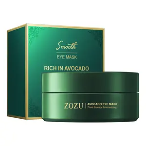 ZOZU Avocado + Centella Hydrogel Eye Masks (60 Pads/30 Pairs) - Deep Hydration & Anti-Wrinkle for Dark Circles, Puffy Eyes & Dry Skin - Soothing Skincare Gift