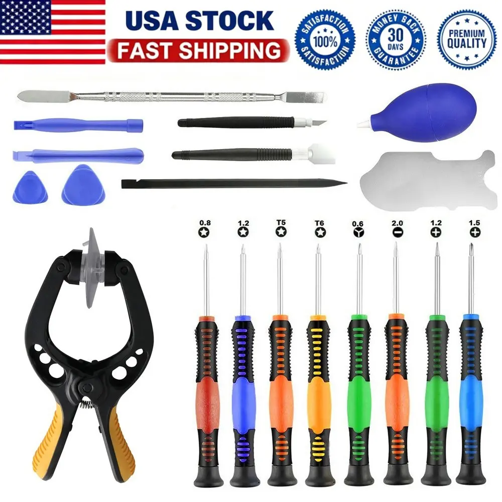 20 in 1 Mobile Phone Screen Opening Repair Tools Kit For iPhone Screwdriver Set