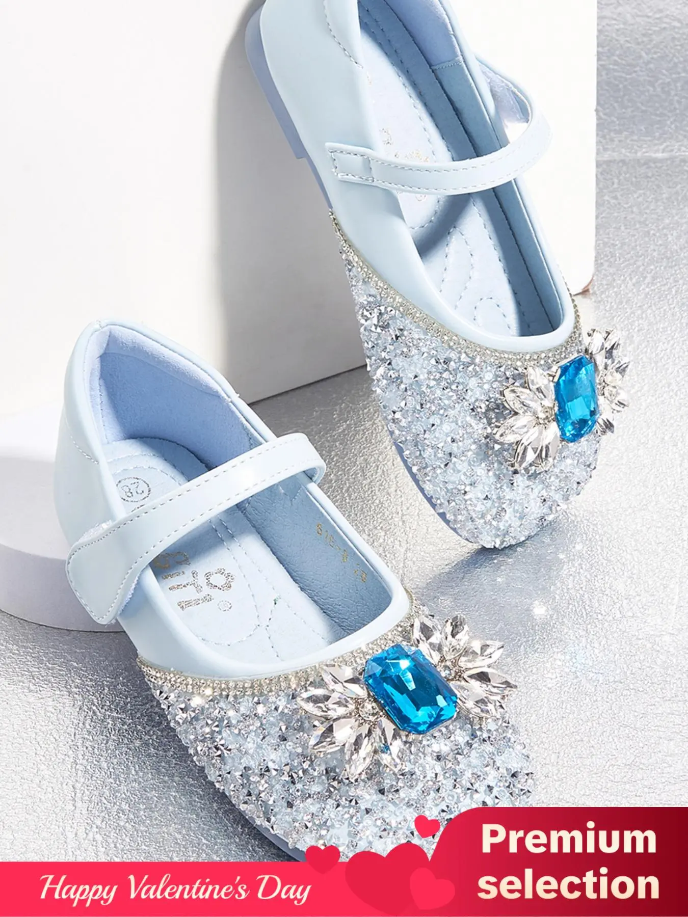 Girl's Fashion Rhinestone Decorated Flat Shoes, Elegant Princess Shoes for Party, Daily Clothing Decor, Trendy All-match & Exquisite Shoes for Birthday Gift, Valentine's Day, Gift, Fashion, Comfy Sandals, Flats Shoes, Shoes Girls