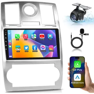 9" Android13 Radio for Chrysler 300 2004-2011 | 2G+64G/4G+64G, Wireless Carplay Android Auto, DSP GPS WiFi BT, FM/RDS SWC + Camera