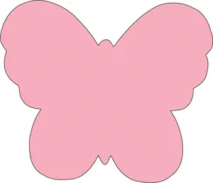 SHAPES ETC. Sticky Shape Notepad - Butterfly